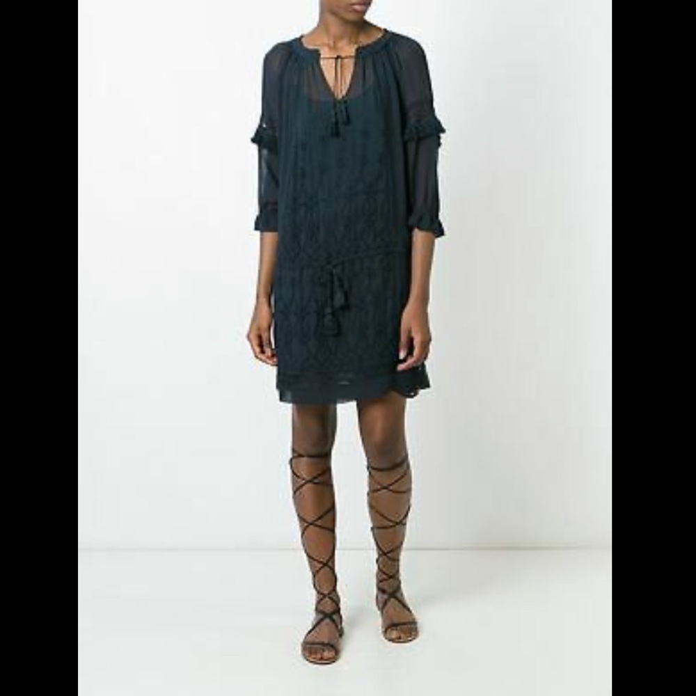 ULLA JOHNSON Frances Silk Dress US 4